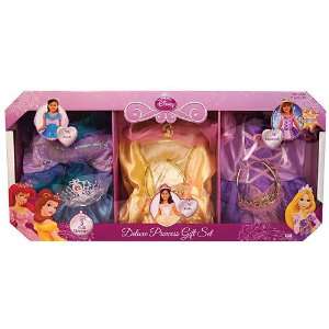 Disney Princess Deluxe Costume Set Including Rapunzel, Belle and Ariel 