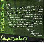 SUPERSUCKERS FAN CLUB No 7 LIMITED EDITION RARE TRX CD 