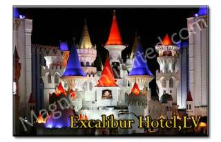 Excalibur Casino Hotel Las Vegas LV Souvenir Magnet #2  