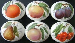 WHOLESALE Ceramic Cabinet Knobs w/ Fruit #3 @