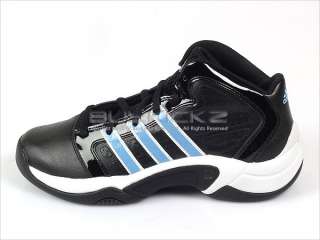 Adidas Tip Off 2 Black/Blue/White Basketball 2012 3 Stripes High Mens 