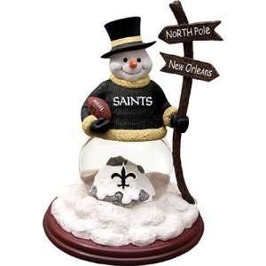  New Orleans Saints NFL Snowman Figurine Sports 