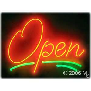Neon Sign   Open   Large 15 x 20  Grocery & Gourmet Food