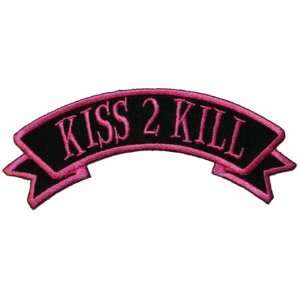  Creepy Zombie Dead Horror Gothic Iron on Patch   Kiss 2 