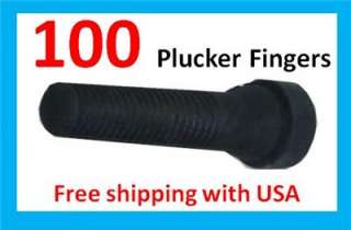 100 x Chicken Plucker Poultry Plucking Fingers Whizbang  