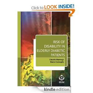 Risk of Disability in Elderly Diabetic Patients Claudio Marengo 