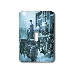 Scenes from the Past Magic Lantern Slides   Vintage Fire Engine Steam 