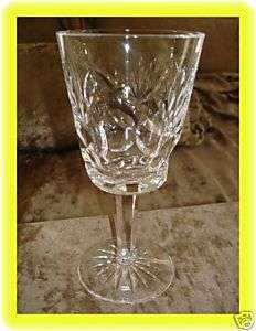 WATERFORD ASHLING CRYSTAL WHITE WINE GLASS 5 1/2  