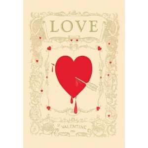  St. Valentines 1901 28x42 Giclee on Canvas