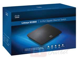  SE2800 8 Port Gigabit 1000Mbps Ethernet LAN QoS Switch Switching Hub 