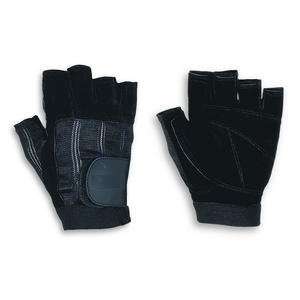 Weight Lifting Gloves, All Black, No Logo, (Size Large 