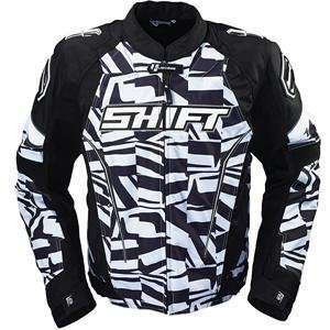  Shift Racing Avenger Jacket   X Large/Black/White 