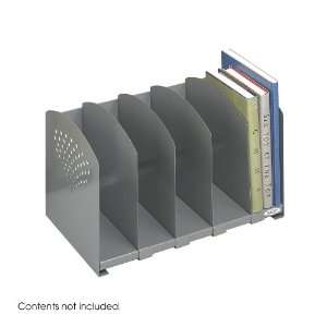  Safco Five Section Adjustable Book Rack