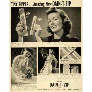  1941 Ad Crown Dain T Zip Zipper Clothing Accessories JP 