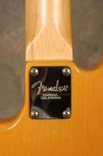 Rare Fender USA S 1 Transparent Butterscotch Jazz Bass Guitar  