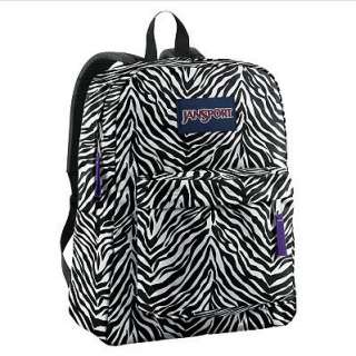 Jansport Zebra SuperBreak Backpack Black White NWT NEW  