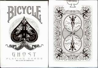 Decks Ellusionist Bicycle Ghost Playing Cards Magic  