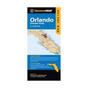  Orlando Greater Area Florida Street Map Universal Maps 