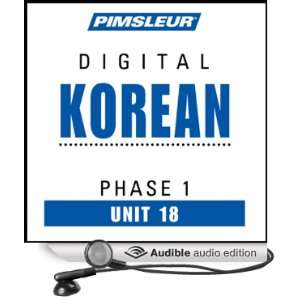  Korean Phase 1, Unit 18 Learn to Speak and Understand Korean 