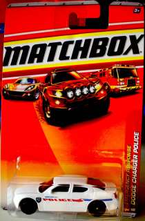 MATCHBOX DODGE CHARGER POLICE EMERGENCY RESPONSE NEW  