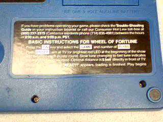 Rare Vintage Mattel Wheel Of Fortune Play Along TV Game  