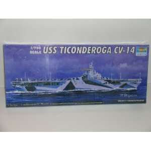  Trumpeter U.S.S. Ticonderoga CV 14 Aircraft Carrier Plastic Model 