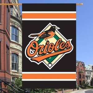  Baltimore Orioles Black Vertical Applique Flag Sports 