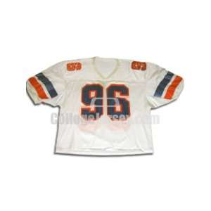   White No. 96 Game Used Boise State Football Jersey