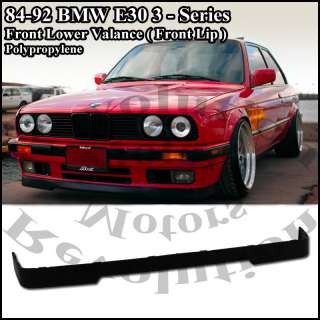 84 92 BMW E30 3 SERIES IS LOWER VALANCE PP Front Lip OE Style  