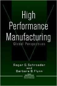 High Performance Manufacturing Global Perspectives, (0471388149 