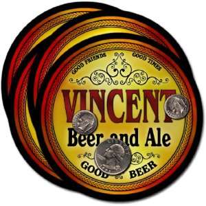  Vincent, IA Beer & Ale Coasters   4pk 