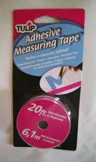PINK Self Adhesive Measuring Tape 1/2x20 Reposition  