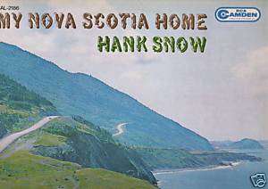 HANK SNOW   MY NOVA SCOTIA HOME PICKWICK CAL 2186 LP  