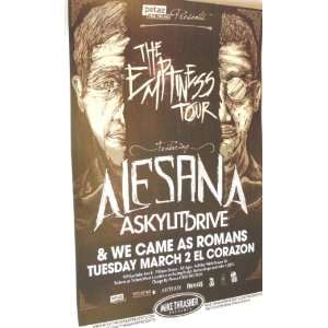  Alesana Poster   Flyer for 2010 Concert