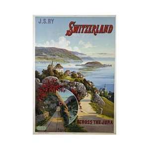  J Hugo Dalesi   Switzerland Across The Jura Giclee Canvas 