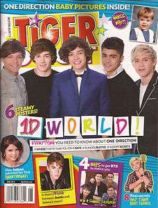 2012 TIGER BEAT Magazine ONE DIRECTION Posters June 1D Bieber Ross 