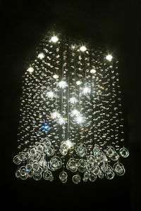 Modern Crystal Chandelier Contemporary Ceiling Light  