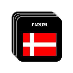  Denmark   FARUM Set of 4 Mini Mousepad Coasters 