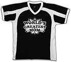   Mom Star Mens V Neck Sport T shirt Mother Family Role Model Tee