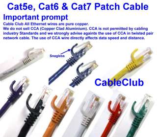 Cat5e Network Ethernet RJ45 DSL Patch Cable 25 Ft 670561111554  