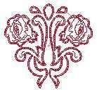 CUTWORK ROSES MACHINE EMBROIDERY DESIGNS ON CD 6X8  