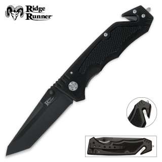   Tac Black Stainless Steel Folding Knife W/Clip   Cuchilla  