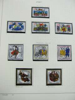 Germany Stamp Collection Berlin In Schaubek Album  