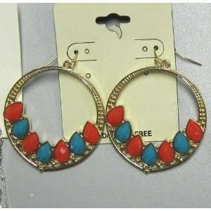  New stylish Hot Dangle circle ring hook earrings Lovely 