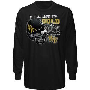  Wake Forest Demon Deacons Black All About Long Sleeve T 