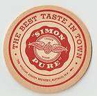 Simon Pure Old Abbey Ale   Pilsner Beer Coasters