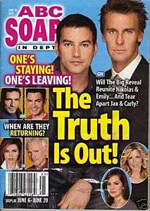 ABC Soaps In Depth TYLER CHRISTOPHER/INGO RADEMACHER 06  