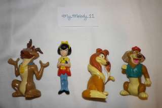 Lot of 4 Don Bluth All Dogs Go to Heaven figures by Wendys  