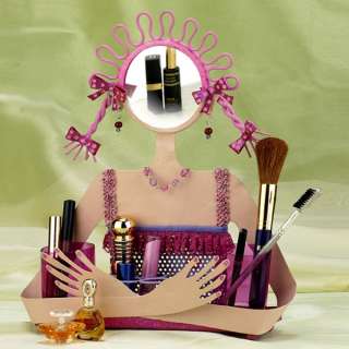 Cutesy Girl Jewelry makeup Cosmetic organizer Holder Tray Purple All 