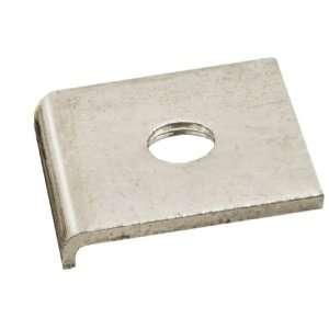 Tapped Flange Washer with Square Corners, Low Carbon Steel, Galvanized 